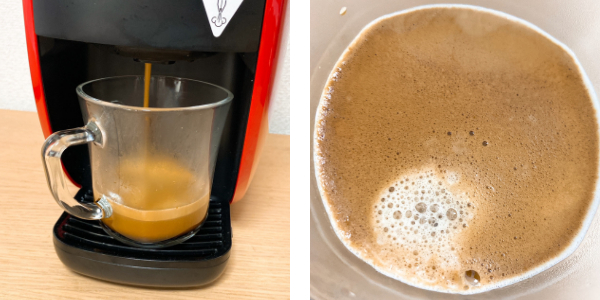 ネスカフェバリスタの使い方:ブラックコーヒーを淹れる